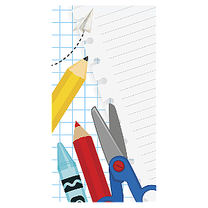 Faixa Lateral Sublimado 3D - Volta as Aulas