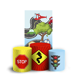 Faixa Lateral e Trio Cilindro Sublimado 3D Vest Facil - Transporte