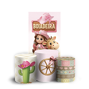 Faixa Lateral e Trio Cilindro Sublimado 3D Vest Facil - Fazendinha