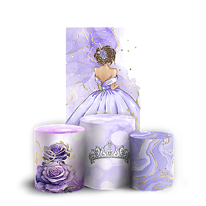 Faixa Lateral e Trio Cilindro Sublimado 3D Vest Facil - 15 Anos