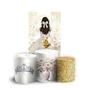 Faixa Lateral e Trio Cilindro Sublimado 3D Vest Facil - 15 Anos