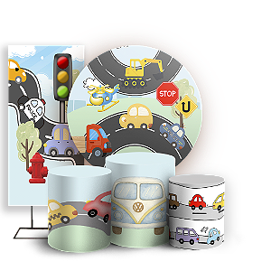 KIT Redondo Trio e Faixa Sublimado 3D - Transporte