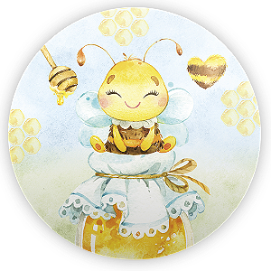 Mini Painel Sublimado 3D - Abelha