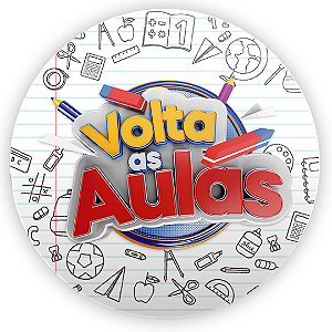 Mini Painel Sublimado 3D - Volta as Aulas