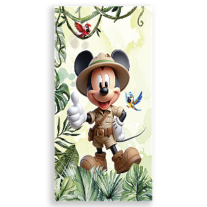 Faixa Lateral Sublimado 3D - Safari Mickey  Vivi