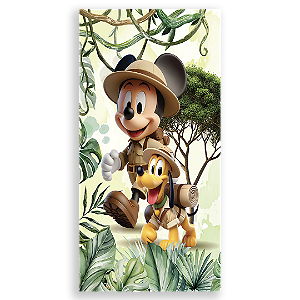 Faixa Lateral Sublimado 3D - Safari Mickey  Vivi
