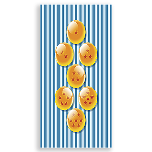 Faixa Lateral Sublimado 3D - Dragon Ball  Vivi