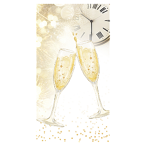 Faixa Lateral Sublimado 3D - Ano Novo