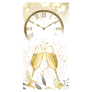 Faixa Lateral Sublimado 3D - Ano Novo