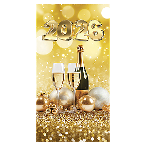 Faixa Lateral Sublimado 3D - Ano Novo