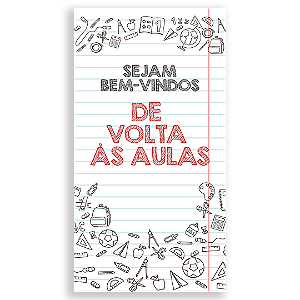 Faixa Lateral Sublimado 3D - Volta as Aulas