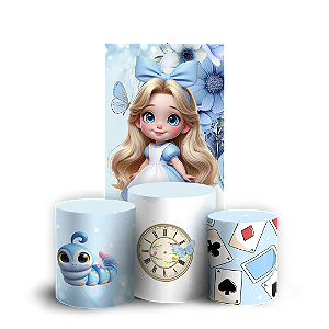 Faixa Lateral e Trio Cilindro Sublimado 3D Vest Facil - Alice