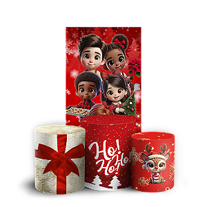 Faixa Lateral e Trio Cilindro Sublimado 3D Vest Facil - Natal