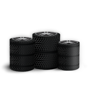 Trio Cilindro Sublimado 3D - Pneu Carro