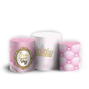Trio Cilindro Sublimado 3D - Princesa Aurora