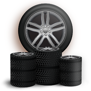 KIT Redondo e Trio Sublimado 3D - Pneu Carro