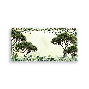 Painel Retangular Sublimado 3D - Fundo Safari  Vivi