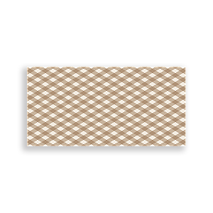 Painel Retangular Sublimado 3D - Fundo Fazendinha Xadrez  Vivi