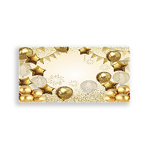 Painel Retangular Sublimado 3D - Ano Novo