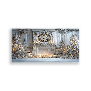 Painel Retangular Sublimado 3D - Fundo Fotografico Natal