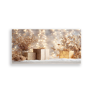 Painel Retangular Sublimado 3D - Fundo Fotografico Natal