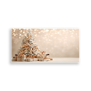 Painel Retangular Sublimado 3D - Fundo Fotografico Natal
