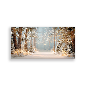 Painel Retangular Sublimado 3D - Fundo Fotografico Natal