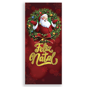 Capa Decorativa Porta Sublimação 3D - Porta de Natal