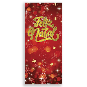 Capa Decorativa Porta Sublimação 3D - Porta de Natal