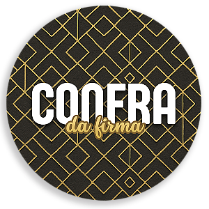 Painel Redondo Sublimado 3D - Confraternização -Cris Reis