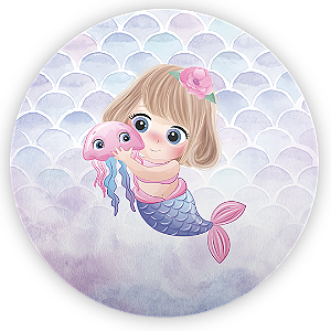 Mini Painel Sublimado 3D - Sereia