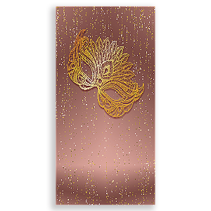 Faixa Lateral Sublimado 3D - Baile de Máscaras -Vivi Mide