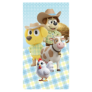 Faixa Lateral Sublimado 3D - Bluey Fazendinha