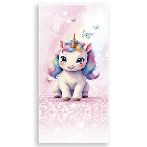 Faixa Lateral Sublimado 3D - Unicornio