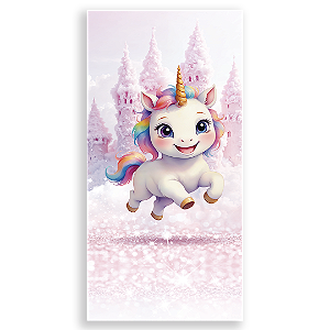 Faixa Lateral Sublimado 3D - Unicornio