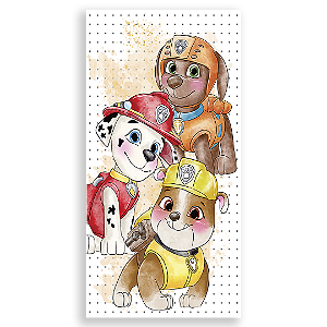 Faixa Lateral Sublimado 3D - Patrulha Canina