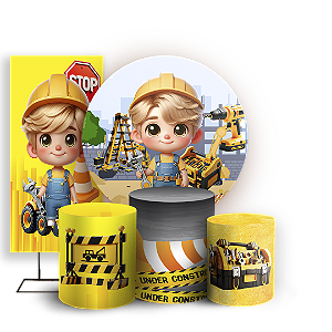 KIT Redondo Trio e Faixa Sublimado 3D - Construção