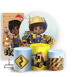 KIT Redondo Trio e Faixa Sublimado 3D - Construção