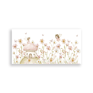 Painel Retangular Sublimado 3D - Painel Fadinhas