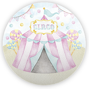 Capa Mini Painel Sublimado - Circo