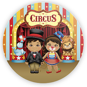 Capa Mini Painel Sublimado - Circo