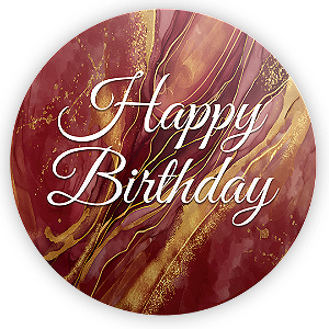 Capa Mini Painel Sublimado - Happy Birthday