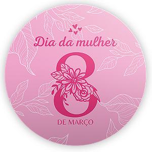 Capa Mini Painel Sublimado - Dia da Mulher