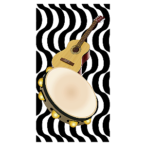 Capa Faixa Lateral Sublimado - Samba