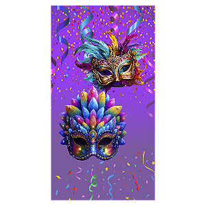 Capa Faixa Lateral Sublimado - Carnaval