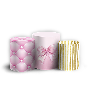 Capas Trio Cilindro Sublimado Vest Facil - Mickey E Minnie