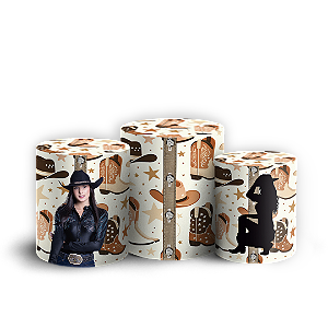 Capas Trio Cilindro Sublimado Vest Facil - Ana Castela Boiadeira