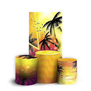 Capas Faixa Lateral e Trio Cilindro Sublimado Vest Facil - Tardezinha