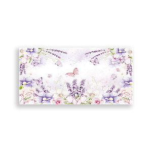 Capa Painel Retangular Sublimado - Floral