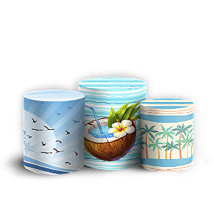 Capas Trio Cilindro Sublimado Vest Facil - Tardezinha